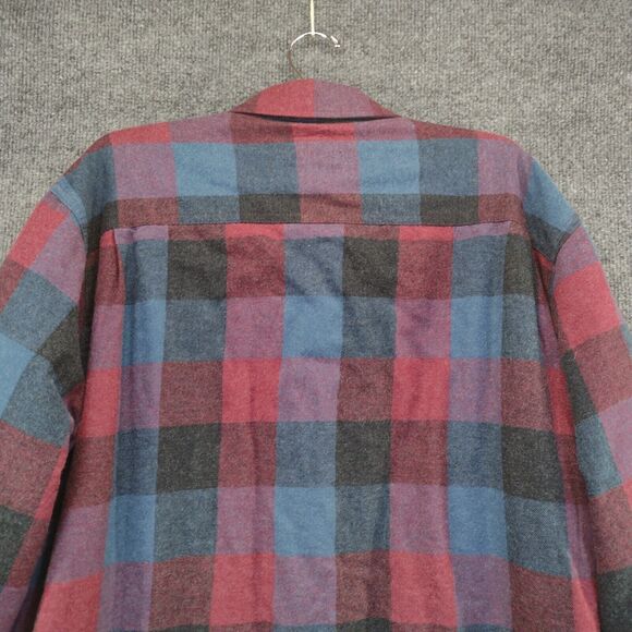 Weatherproof Men's Shirt Jacket Shacket Multi Large Sherpa Fleece Long Sleeve - Picture 7 of 15